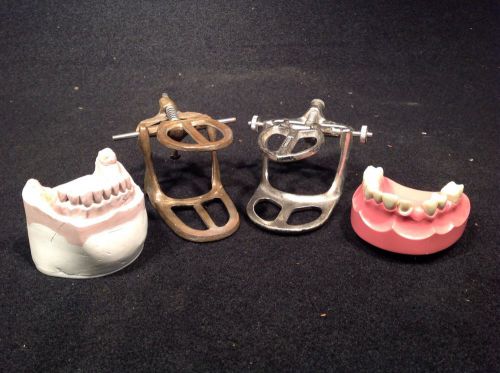 Denture Articulators Paperweights Weird Eerie Bizarre Art Project Eclectic Decor
