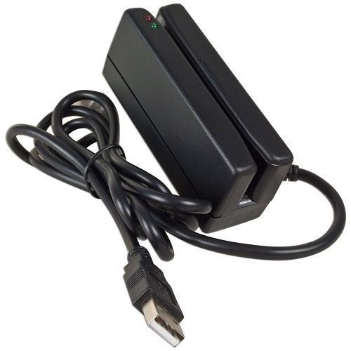 Champtek MR300 Magnetic Stripe USB Card Reader (Black)