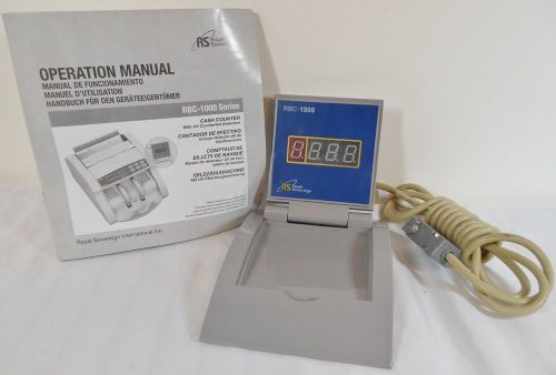 ROYAL SOVEREIGN RBC-1000 REMOTE DISPLAY for 1000 MONEY BILL COUNTER - NEW!