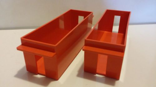 2 x porta-count system - rolled coin plastic storage tray holds $300 in quarters for sale