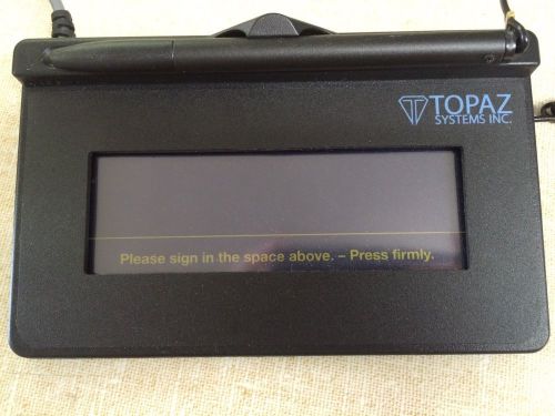 Topaz T-S460-HSB-R Signature Capture Pad/Used - Includes Stylus