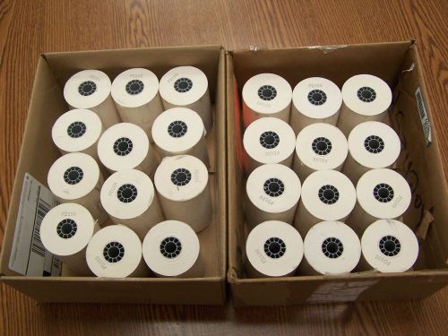 Fd-100 3-1/8&#034; x 119&#039; thermal receipt paper - 24 new rolls  ** free shipping ** for sale