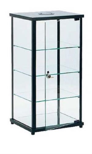 Black Glass Countertop Display Case (YOU WILL RECEIVE 2 DISPLAY CASES)