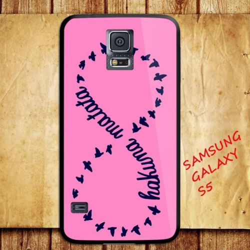 iPhone and Samsung Galaxy - Pink Cover Infinity Hakuna Matata - Case