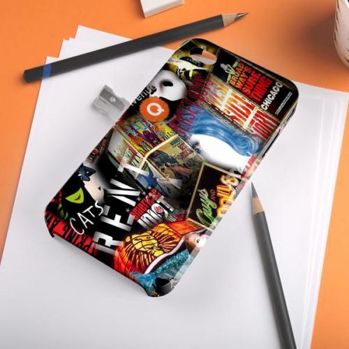 Collage Broadway Drama Musical Poster Logo iPhone A108 Samsung Galaxy Case