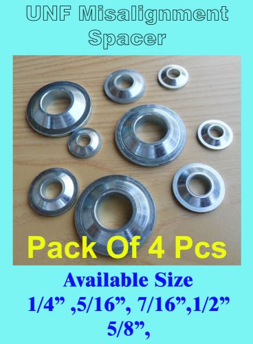 1/4&#034; 5/16&#034; 3/8&#034; 7/16&#034; 1/2&#034; 5/8&#034; unf misalignment spacer pack of 4 -us for sale