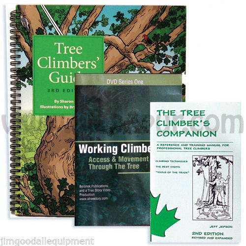 Tree climbers educational bundle,climbers companion,guide &amp;  dvd for sale