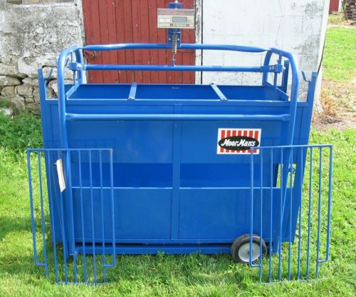 400 lb Portable Livestock Scale and Crate Made for Moormans