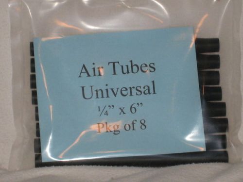 Universal Air Tubes, 1/4&#034; x 6&#034;, Bag of 8 (Dairy Milking Air Hoses)