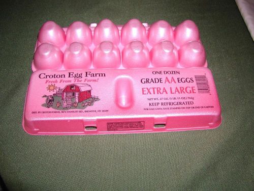 24 FOAM EGG CARTONS, all extra large,used one time,very clean