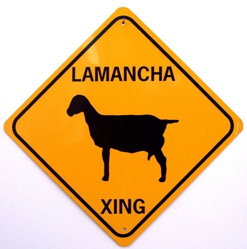 LaMANCHA XING  Aluminum Goat Sign  Won&#039;t rust or fade