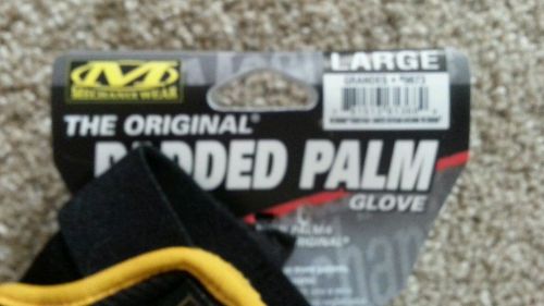 Mechanix Wear® Padded Palm Gloves, Black, large 9873