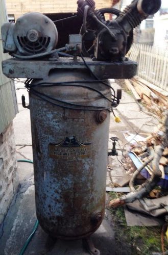 Westinghouse 1.5 hp 80 gallon air compressor 1950 for sale