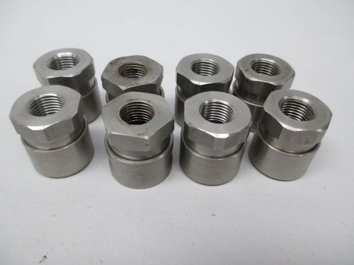 LOT 8 NEW 1/4IN NPT QUICK CONNECT COUPLING COMPRESSOR FITTING STAINLESS D309365