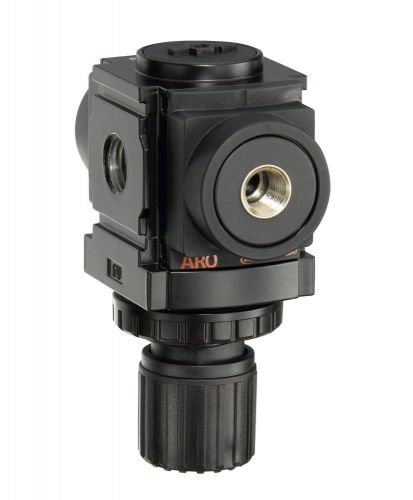 New aro r37221-100 1/2-inch air regulator, black for sale
