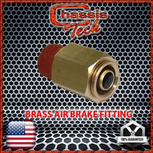 *D.O.T. Approved Brass Air Brake Push to Connect 1/2&#034; Tube X 1/2&#034; Male NPT  (DA)