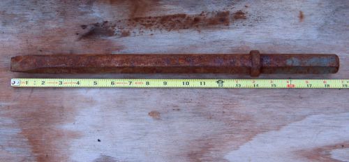Jack hammer drill chisel bit  1&#034; hex 7/8&#034; blade 18 1/2&#034; long for sale