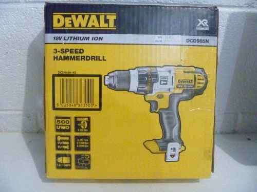 Dewalt 3 speed hammer drill brand new skin only!!! for sale