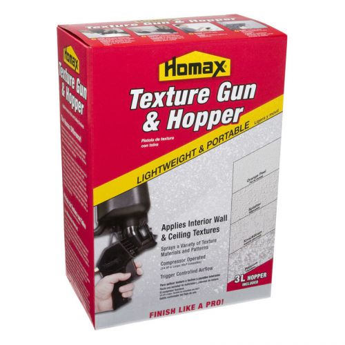 Homax pneumatic ii spray texture gun with 3-liter hopper 16-texture patterns for sale
