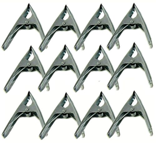 12 x 6&#034; (150mm)  MARKET STALL METAL SPRING CLIPS FOR TARPAULIN
