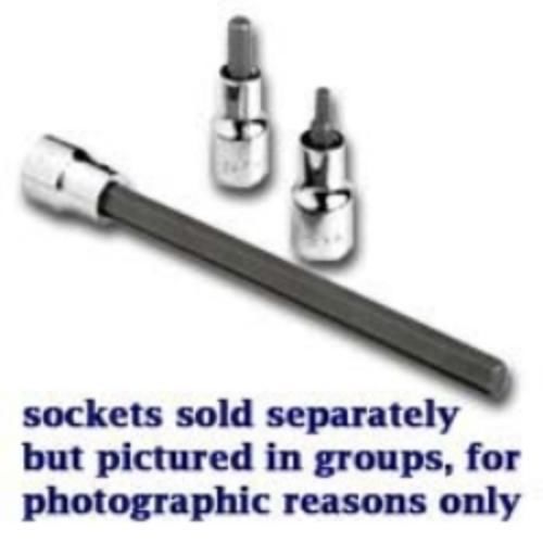 S k hand tools 41202 5/64&#034; 3/8&#034; dr chrome hex bit socket for sale