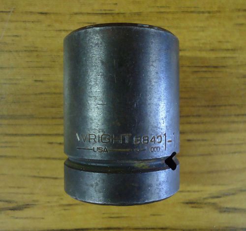 Wright 1-1/4&#034; standard well impact socket 1&#034; drive #8840 (usa) for sale