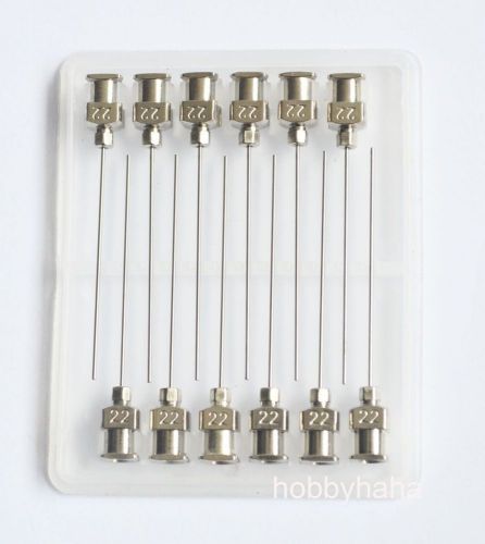 24pcs 1.5&#034;  22Ga  Blunt stainless steel dispensing Syringe Needle Tips