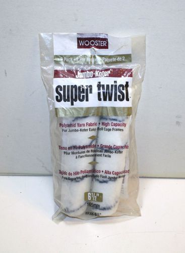 Wooster 6-1/2&#034; super twist paint roller - 2 pack - rr306 for sale