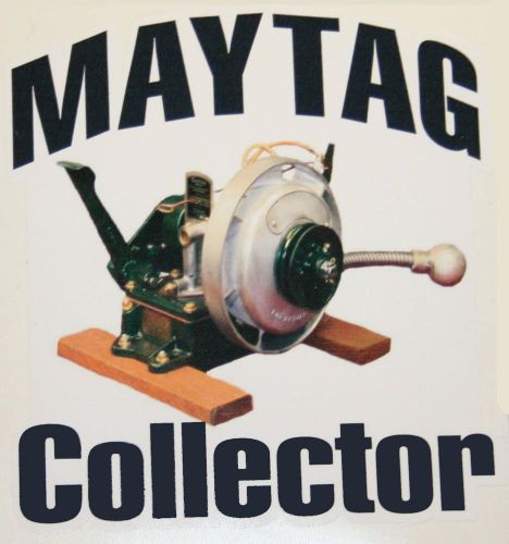 Maytag Gas Engine Model 92 72 82 Upright Collector Large Decal Hit &amp; Miss Motor
