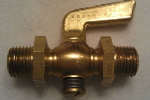 New Brass Shut Off Cock 1/4 inch NPT (Hit and Miss Engine)