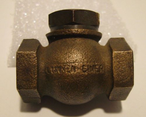 Lunkenheimer gas engine 1/4 200 horiz check valve-hit miss for sale