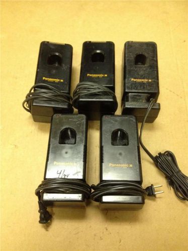 5pc panasonic 9.6v electric power tool battery charger lot re570 for sale