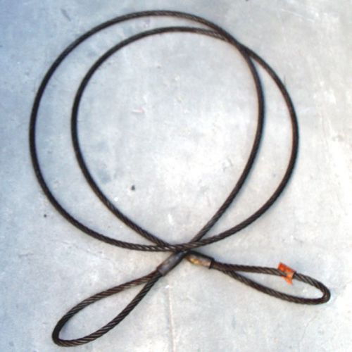 Wire rope sling 3/4&#034;d x 20&#039;&#039;&#039;&#039; l eye and eye 6&#034;w x 12&#034; l stranded steel for sale