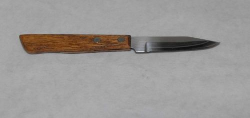 Universal 6.75&#034; WOOD HANDLE PARING KNIFE for home bar supplies fruit cutting