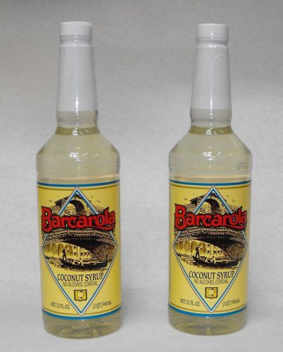 (2 Pack) Gourmet COCONUT SYRUP 32oz.