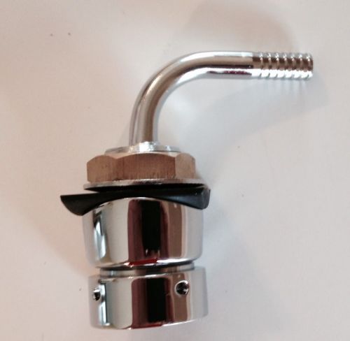 Beer Tap Kegerator Faucet Draft Shank With Elbow 1- 7/8&#034; X 3/16&#034;