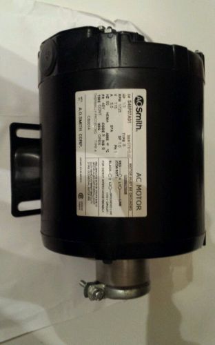 A.o. smith s48f07a01 carbonator pump motor 1/3 hp 115v rpm 1725 for sale