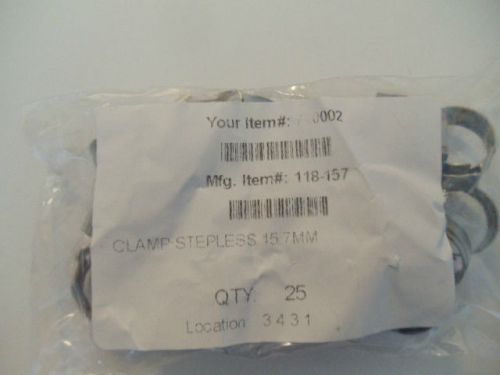 Clamp Oetiker Ear Stepless Hose 15.7 mm (bag of 25)