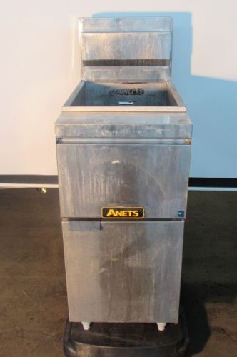 Anets Natural Gas 40lb Open Pot Fryer Model No: 14GS