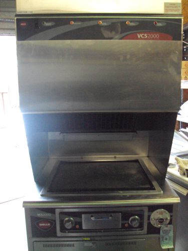 Ventless wells 2000 24&#034; griddle cooking system for sale