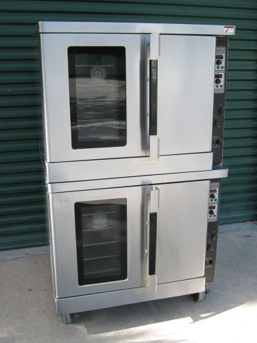 HOBART HEC40D CONVECTION OVEN DOUBLE STACK FULL SIZE CONVECTION  OVEN