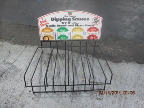 PIZZA DIPPING SAUCE / TOPPING WIRE CONDIMENT HOLDER - MUST SELL! SEND ANY OFFER