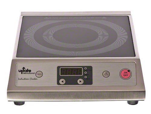 Update International IC-1800W 120-Volt Stainless Steel Ceramic Top Induction Coo
