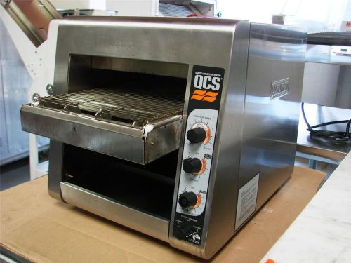 Star holman qcs2-500 electric bagel bun conveyor toaster for sale