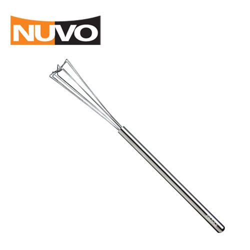 Nuvo Triangle Flat Whisk Stainless Steel Professional Kitchen Korea Whisks 9.5&#034;