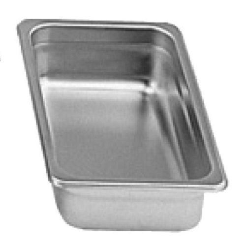 1 pc stainless steel anti-jam steam food pan 1/3 size 2.5&#034; deep nsf new for sale