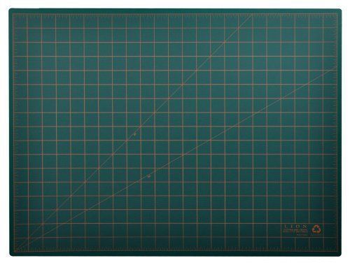 Lion post consumer recycled large cutting mat  18 x 24 inches  green  1 mat (cm- for sale