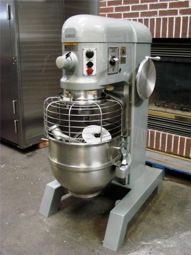 Hobart h600t 60 quart dough mixer with bowl, bowl guard, and tools for sale