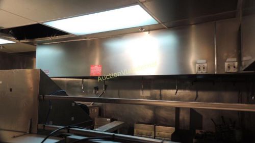 Captive-Aire Stainless Exhaust Hood 264&#034; X 60&#034;  W/ Ansul, Make Up Air, Exh Fan