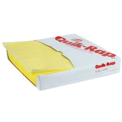 Quik-Rap 891259 Highly Grease Resistant Sandwich Paper  12&#034; Length x 12&#034; Width